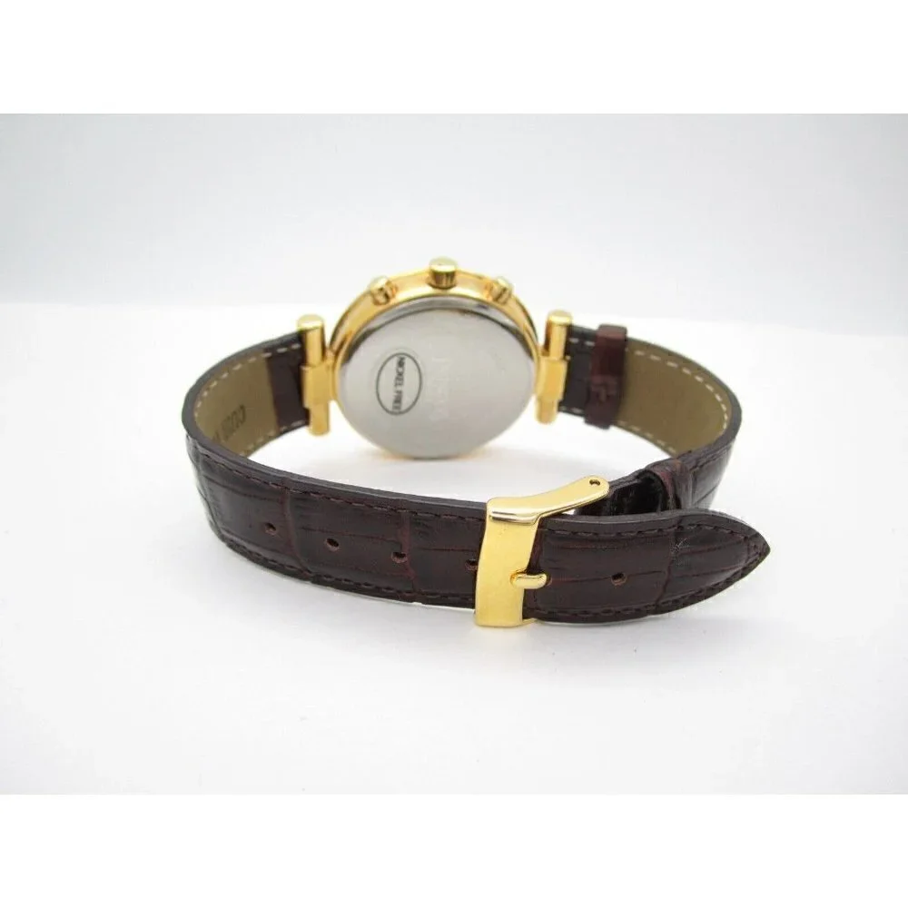 Women Princess Paris Chrono Quartz WR Analog 37mm Dial Causal Round Watch (F773)